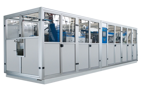 Автомат выдува ПЭТ тары 0,2-2,0 литра производительностью 12 000 бут/час А-8000-12