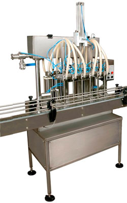 Аппарат розлива растительного масла АРЛ8-10П, 10-ти головочный, линейного типа 2000 бут/час
